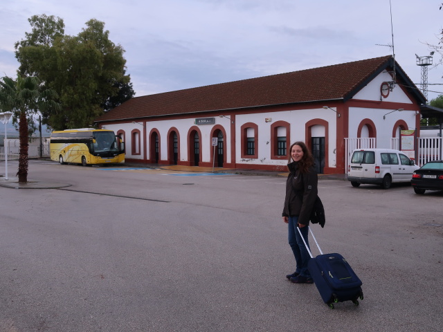 Sabine bei der Estación Osuna (23. Nov.)