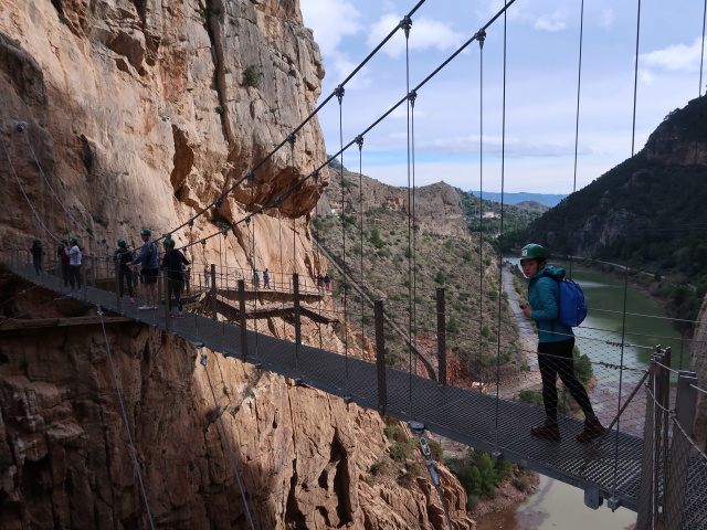 Caminito del Rey: Hängebrücke (23. Nov.)