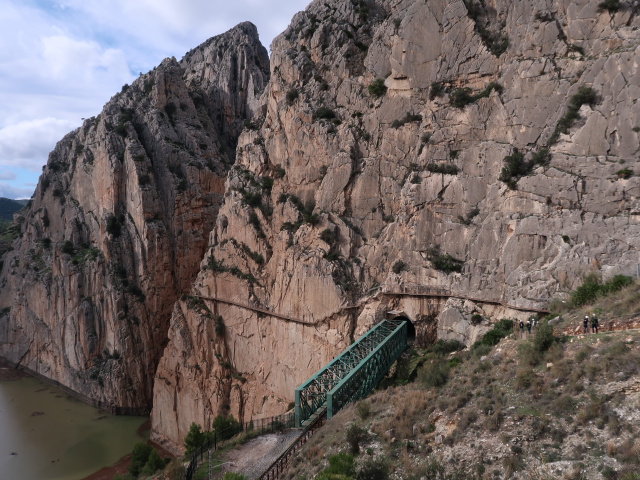 Caminito del Rey: nach der H&auml;ngebr&uuml;cke (23. Nov.)