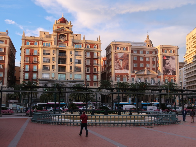Plaza de la Marina in M&aacute;laga (23. Nov.)