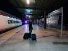 Sabine in der Estación Antequera - Santa Ana (17. Nov.)