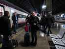 Sabine in der Estación Sevilla Santa Justa (20. Nov.)