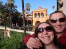 Sabine und ich im Real Alcázar de Sevilla (21. Nov.)