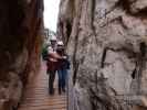 Caminito del Rey: Ich und Sabine in der Desfiladero de Gaitanejo (23. Nov.)