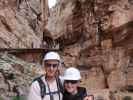 Caminito del Rey: Ich und Sabine in der Desfiladero de Gaitanejo (23. Nov.)