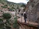 Caminito del Rey: Sabine in der Desfiladero de Gaitanejo (23. Nov.)