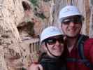 Caminito del Rey: Sabine und ich in der Desfiladero de Los Gaitanes (23. Nov.)