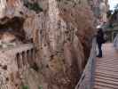 Caminito del Rey: Sabine in der Desfiladero de Los Gaitanes (23. Nov.)