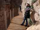 Caminito del Rey: Sabine nach der Hängebrücke (23. Nov.)