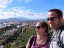 Sabine und ich am Mirador de Gibralfaro in Málaga (24. Nov.)