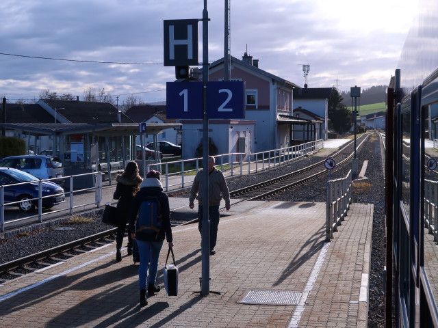 Bahnhof Gurten, 400 m