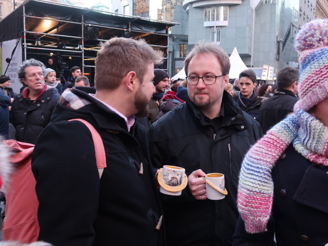 Markus und Reinhard am Stephansplatz