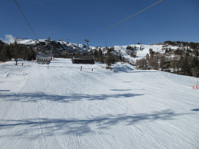 Lärchenboden-Abfahrt von der Madritschenbahn aus (13. Jän.)