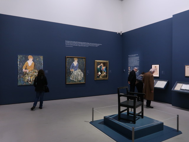 Unteres Belvedere: Sabine in der Sonderausstellung 'Egon Schiele - Wege einer Sammlung'