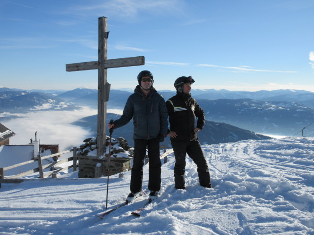 Ronald und ich am Großeck, 2.072 m