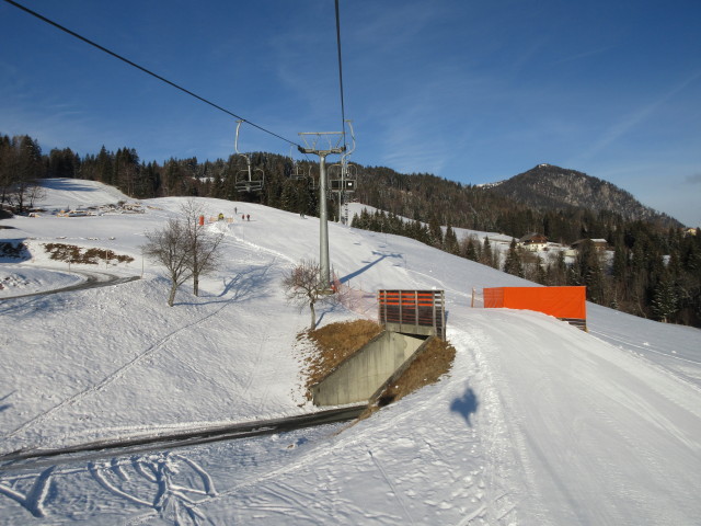 Vorheggabfahrt von der Vorheggbahn aus