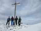 Ronald, ?, ich und ? am Unterberg, 1.342 m