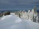 neben der Bergstation des Schneidlifts