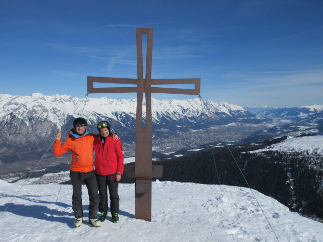 Ich und Stefan am Pleisen, 2.236 m