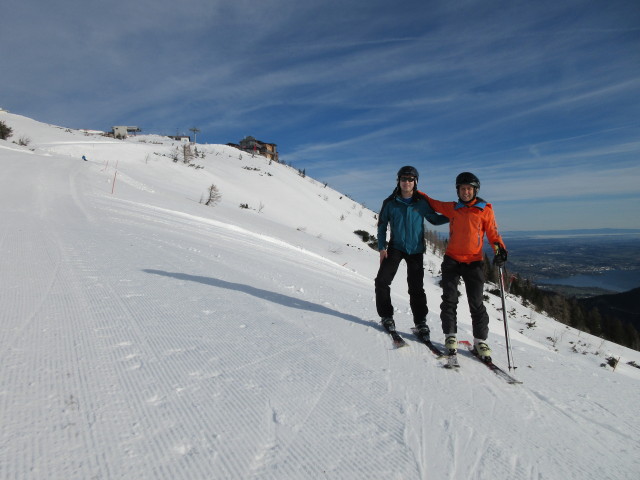 Ronald und ich auf der Abfahrt Gruber Familie