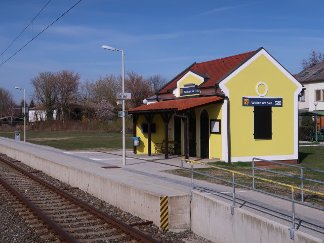 Bahnhof Weiden am See, 117 m