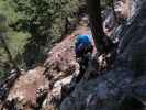 Gebirgsvereins-Klettersteig: Sabine im Braunerwandl