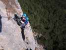 Gebirgsvereins-Klettersteig: Sabine in der Weningerwand