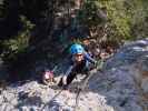 Gebirgsvereins-Klettersteig: Sabine in der Pannoniawand