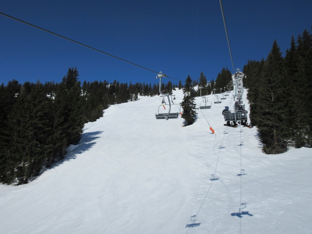 Sonnkogelpiste von der Sonnkogelbahn aus