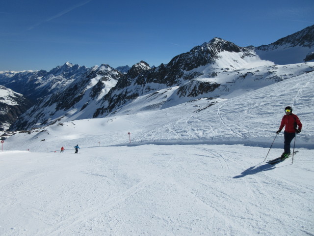 Stefan auf der Silberschneidabfahrt