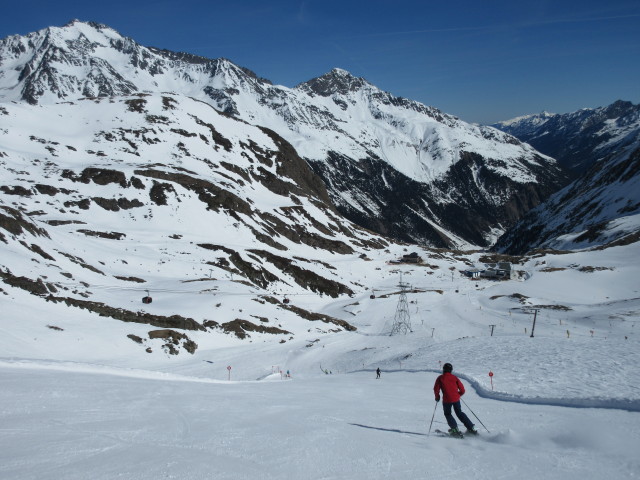 Stefan auf der Silberschneidabfahrt