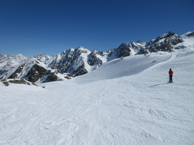 Stefan auf der Skiroute 'Wilde Grub'n'