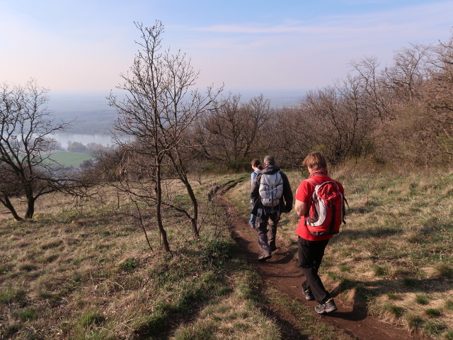 Sabine, Erich und Jörg im Hainburger Wald