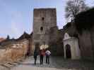 Sabine, Jörg und Erich beim Fischertor in Hainburg an der Donau