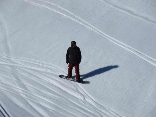 Markus neben der Piste 10