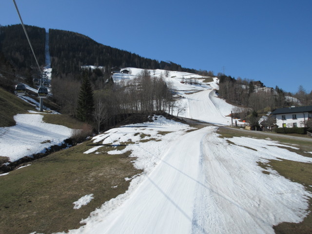 Gleiming-Talabfahrt vom Silver Jet aus