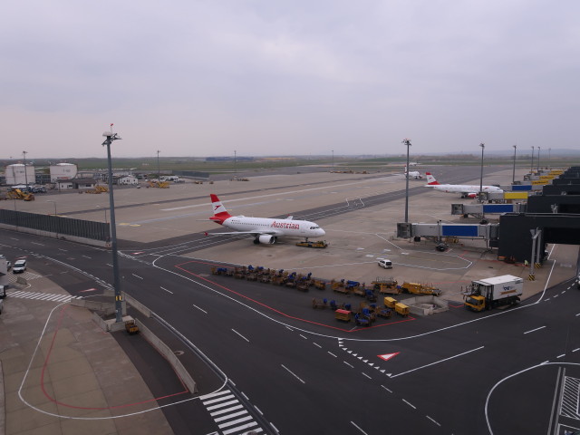 von der Besucherterrasse aus