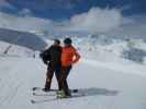 Markus und ich auf der Piste 40 (7. Apr.)