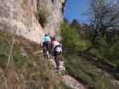 Anja Liv, Tim und Katja Lin zwischen Pitten und Pittentaler Klettersteig