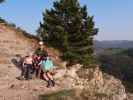 Pittentaler Klettersteig: Katja Lin, Tim, ich und Anja Liv beim Ausstieg