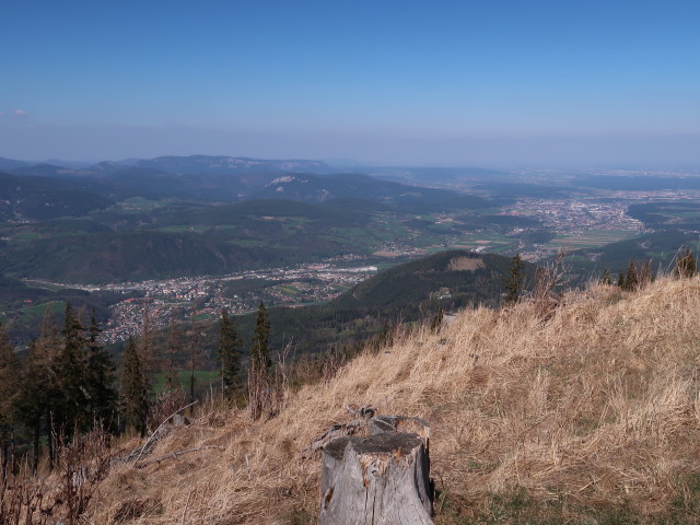 Gloggnitz und Ternitz vom Gro&szlig;en Otter aus