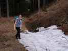 Sabine am Almweg zwischen Schneegraben und Marienseer Schwaig