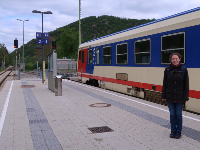 Sabine im Bahnhof Paudorf, 253 m