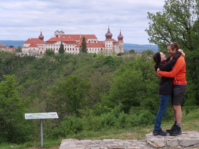 Sabine und ich am Predigtstuhl, 434 m