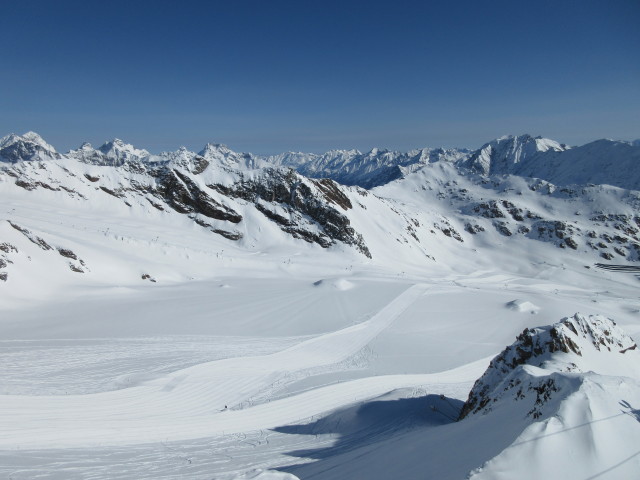 von der Wildspitzbahn Richtung Norden