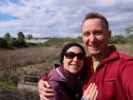 Sabine und ich beim Westportal des Hankenfelder Tunnels