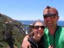 Sabine und ich bei der Bixby Creek Bridge (2. Juni)