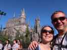 Sabine und ich in Hogsmeade in den Universal Studios Hollywood (7. Juni)