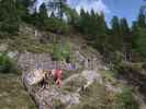 Axel und Martina zwischen Via Ferrata Les Cordes und Ütia Gardenacia (15. Juni)