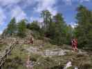 Axel und Martina zwischen Via Ferrata Les Cordes und Ütia Gardenacia (15. Juni)